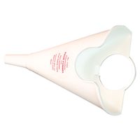 Funnel for pouring fits poly Safety Cans, Polyethylene, White 1120 Justrite