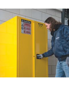 Sure-Grip® EX Classic Safety Cabinets 89-CL Justrite flammable cabinet Yellow