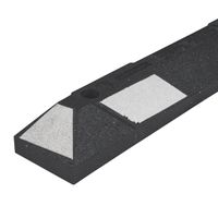 Park-It® PRK Checkers fermaruota per parcheggio Nero/bianca