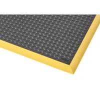 Diamond Flex™ Nitrile FR 646 Notrax tapis pour soudage Noir/Jaune