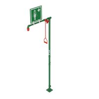 Unheated Emergency Safety Shower 18 Hughes Galvanized Steel