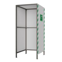 Cabina con tetto per docce di sicurezza SC-ROOF Hughes 95cm x 97cm