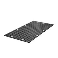 MambaMAT™ MM Checkers ground protection mats Black