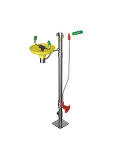 Self-draining Pedestal Mounted ABS Open Bowl Eye/Face Wash