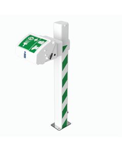 Jacketed and Insulated Pedestal Mounted Eye/Face Wash