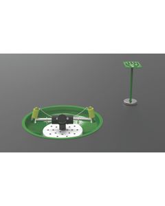 Table Mounted Powder Coated Stainless Steel Eye/Face Wash