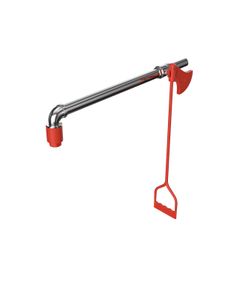 Unheated ring main mounted safety shower