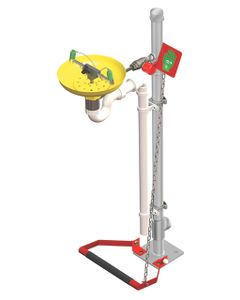 Pedestal Mounted ABS Open Bowl Eye/Face Wash